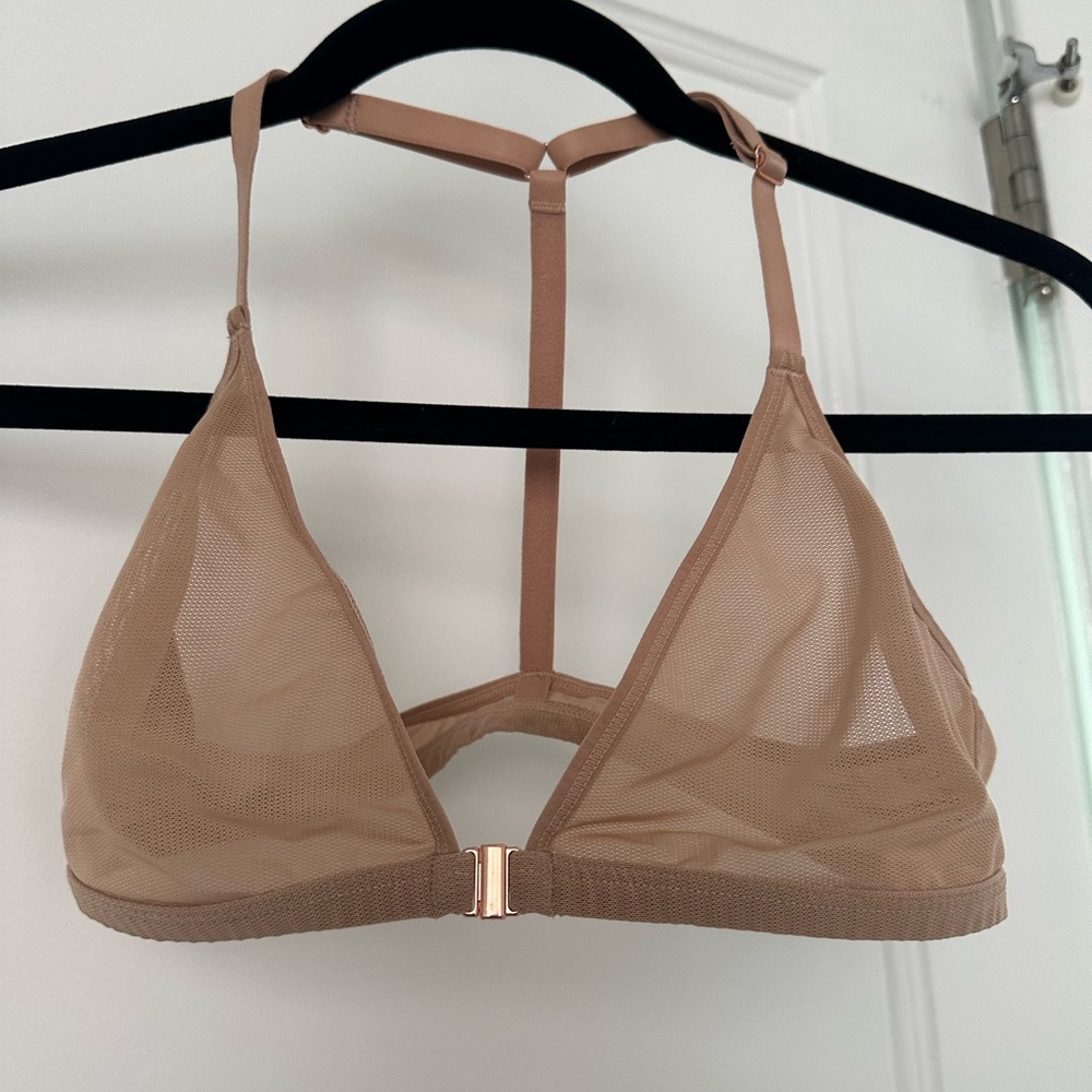 Negative underwear sieve racer back in buff size 2